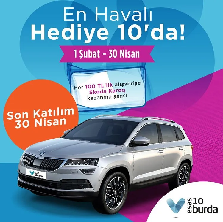 10 Burda Skoda Karoq Çekiliş Kampanyası Bitiyor!
