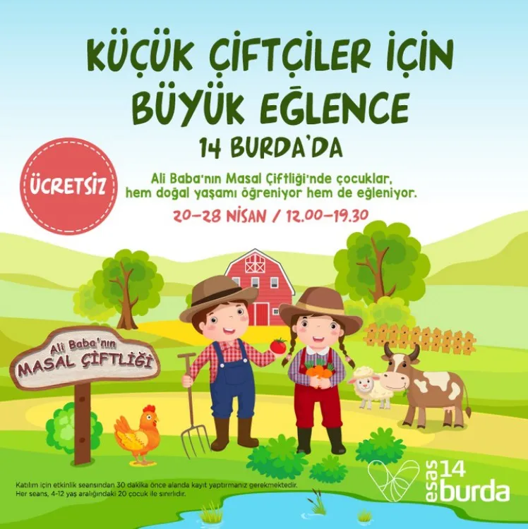 Küçük Çiftçiler İçin Büyük Eğlence 14 Burda'da!