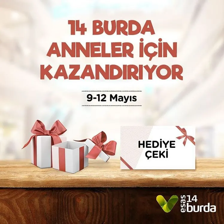 14 Burda Anneler İçin Kazandırıyor! 14 Burda Anneler İçin Kazandırıyor!