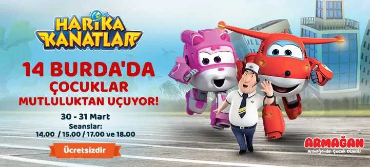 Harika Kanatlar 14 Burda’da