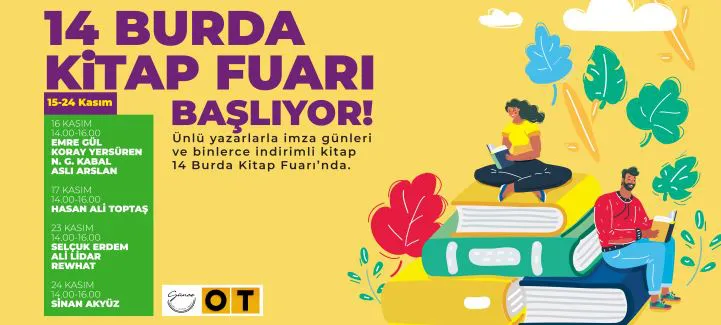 14 Burda Kitap Fuarı Başlıyor!