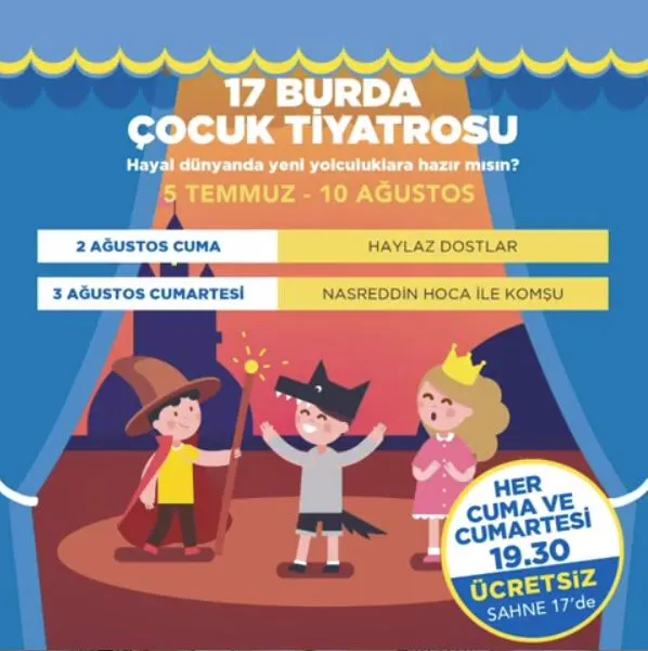 17 Burda Haylaz Dostlar ve Nasreddin Hoca ile Komşu Tiyatrosu! 17 Burda Haylaz Dostlar ve Nasreddin Hoca ile Komşu Tiyatrosu!