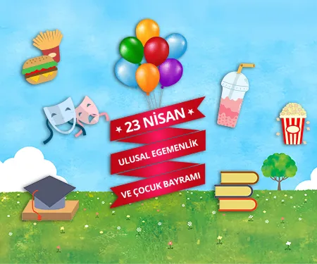 23 Nisan'a özel harcamalarınıza toplam 500 TL bonus!