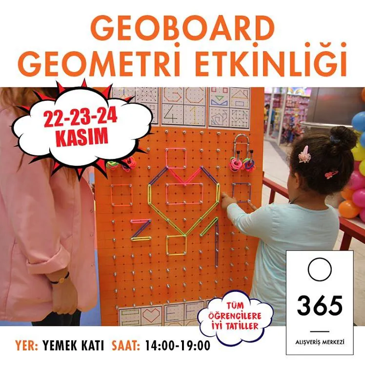 365 AVM Geoboard Geometri Etkinliği!