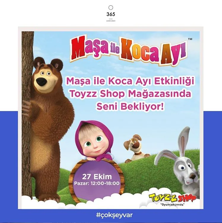 365 AVM'den Maşa ile Koca Ayı severlere müjde! 365 AVM'den Maşa ile Koca Ayı severlere müjde!