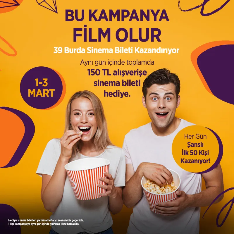 39 Burda'da Film Gibi Kampanya