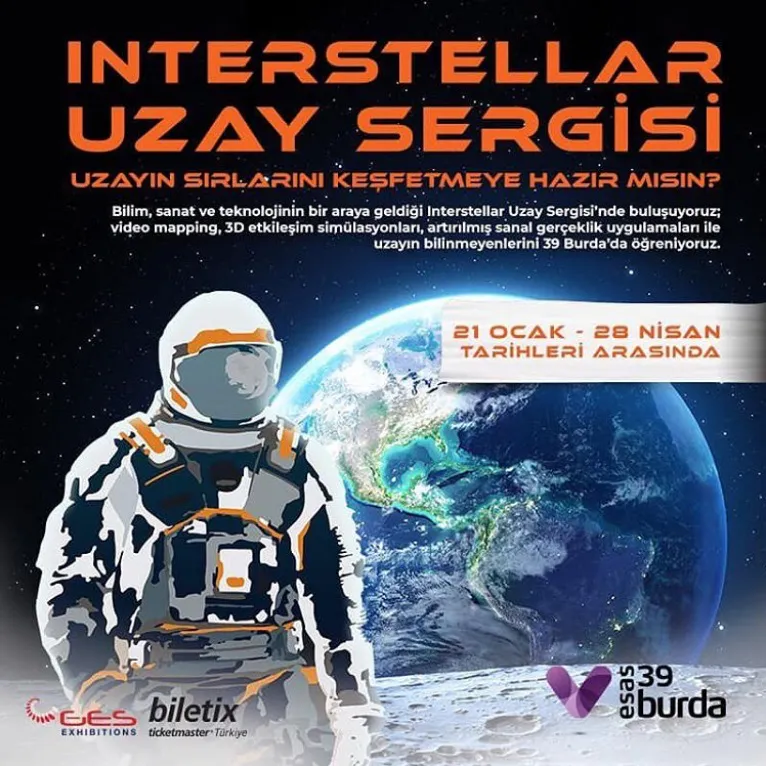 Interstellar Uzay Sergisi 39 Burda'da! Interstellar Uzay Sergisi 39 Burda'da!