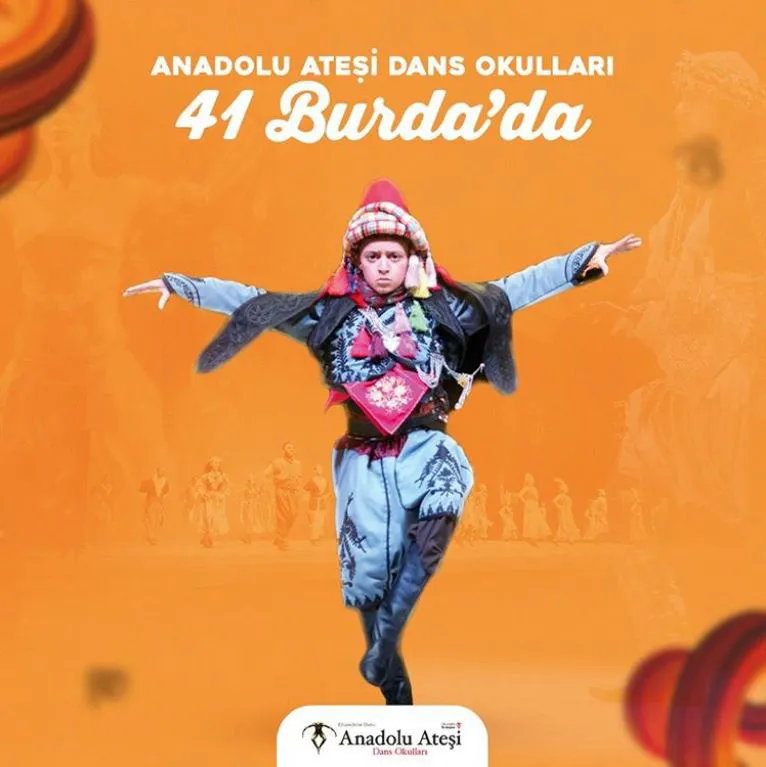 Anadolu Ateşi Dans Okulları 41 Burda'da!
