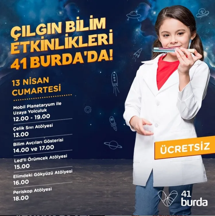 Çılgın Bilim Etkinlikleri 41 Burda!