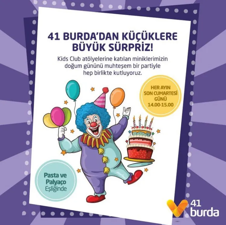 41 Burda'dan Küçüklere Büyük Sürpriz! 41 Burda'dan Küçüklere Büyük Sürpriz!