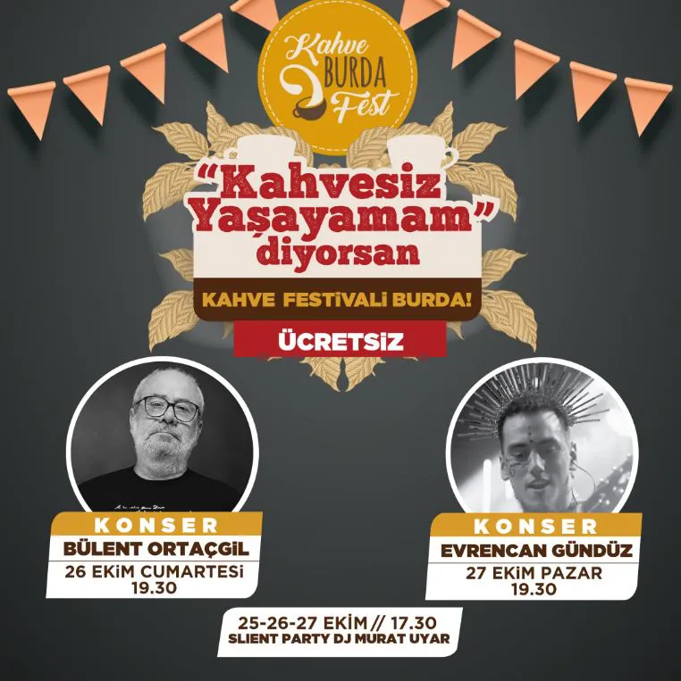 41 Burda Kahve Fest Bülent Ortaçgil Konseri! 41 Burda Kahve Fest Bülent Ortaçgil Konseri!