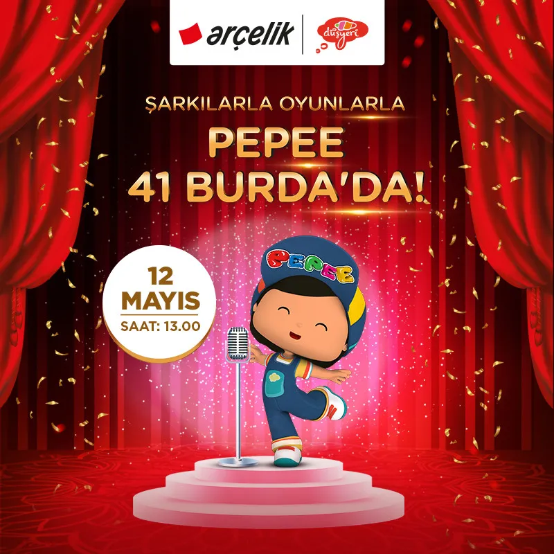 Şarkılarla Oyunlarla Pepee 41 Burda AVM'de! Şarkılarla Oyunlarla Pepee 41 Burda AVM'de!