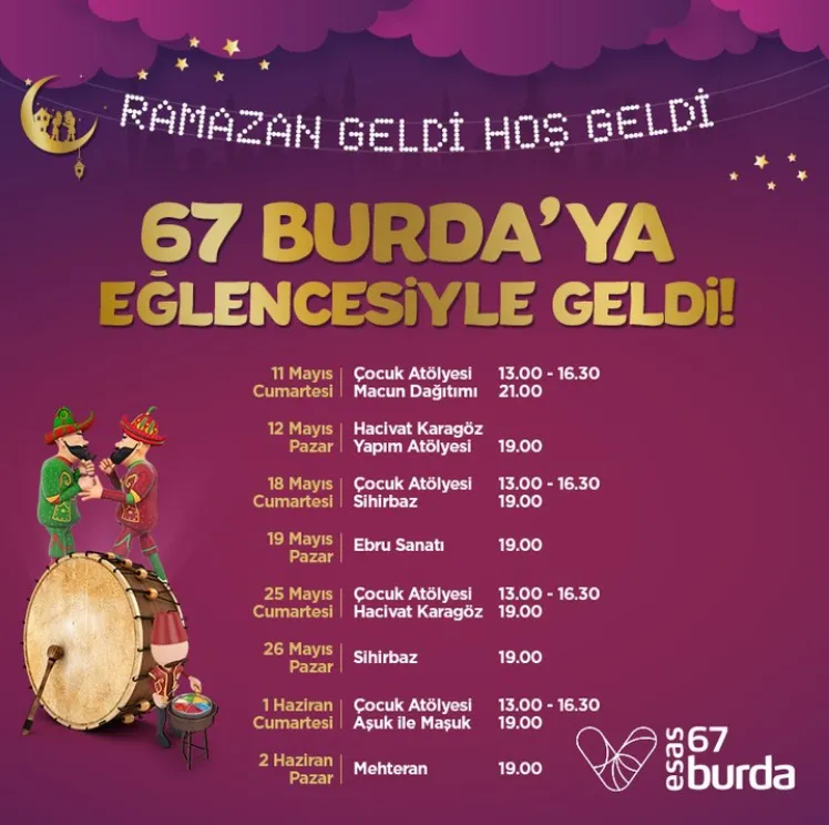 Ramazan 67 Burda'ya Eğlencesiyle Geldi! Ramazan 67 Burda'ya Eğlencesiyle Geldi!