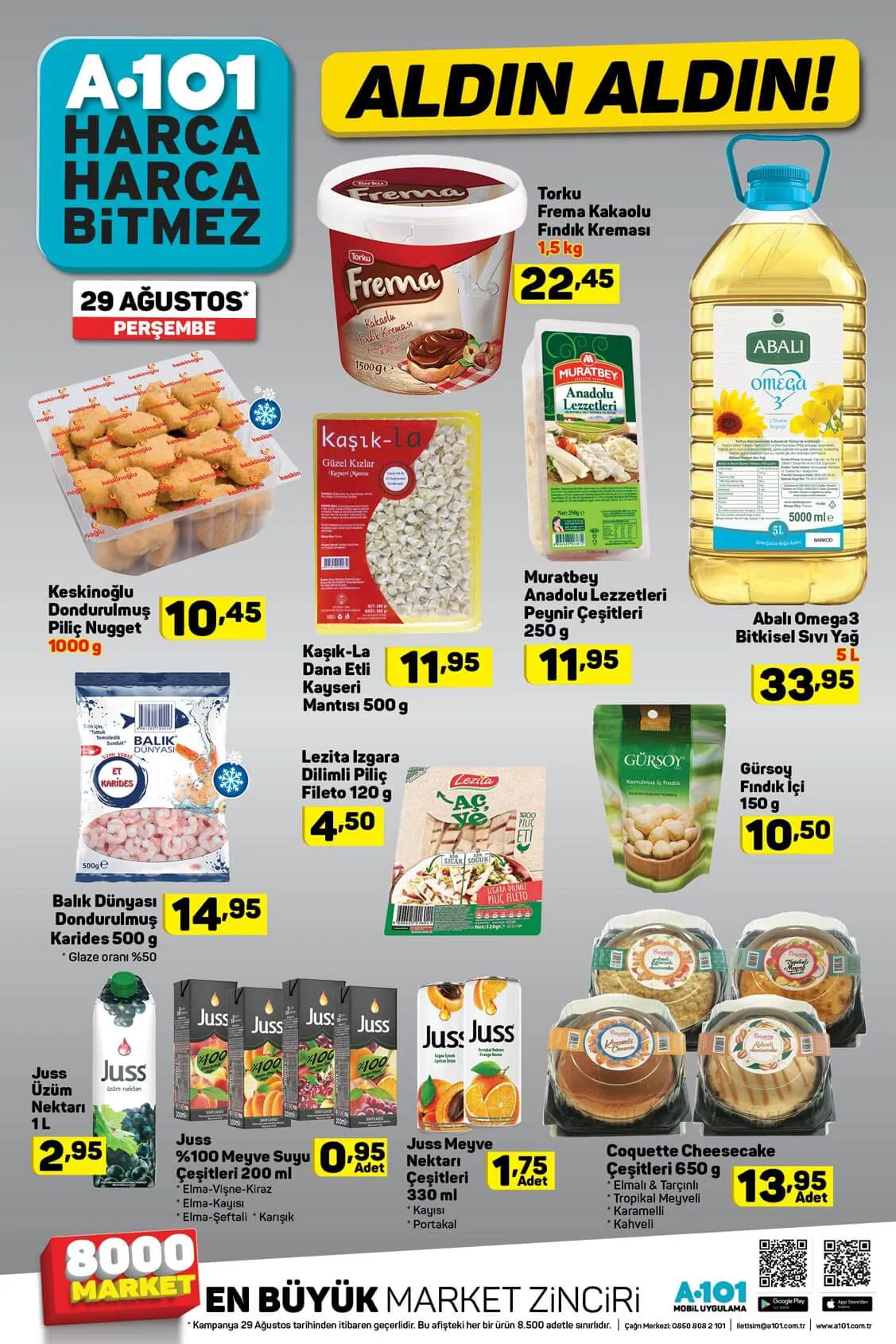 A101 29 Ağustos'tan İtibaren Aldın Aldın Aktüel Ürünleri! A101 29 Ağustos'tan İtibaren Aldın Aldın Aktüel Ürünleri!