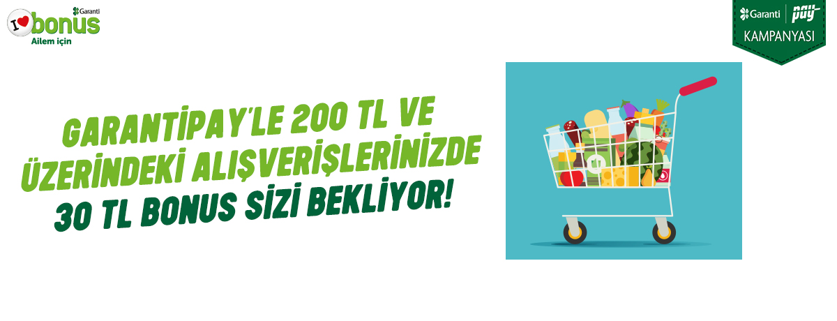 A101’de 30TL Bonus!