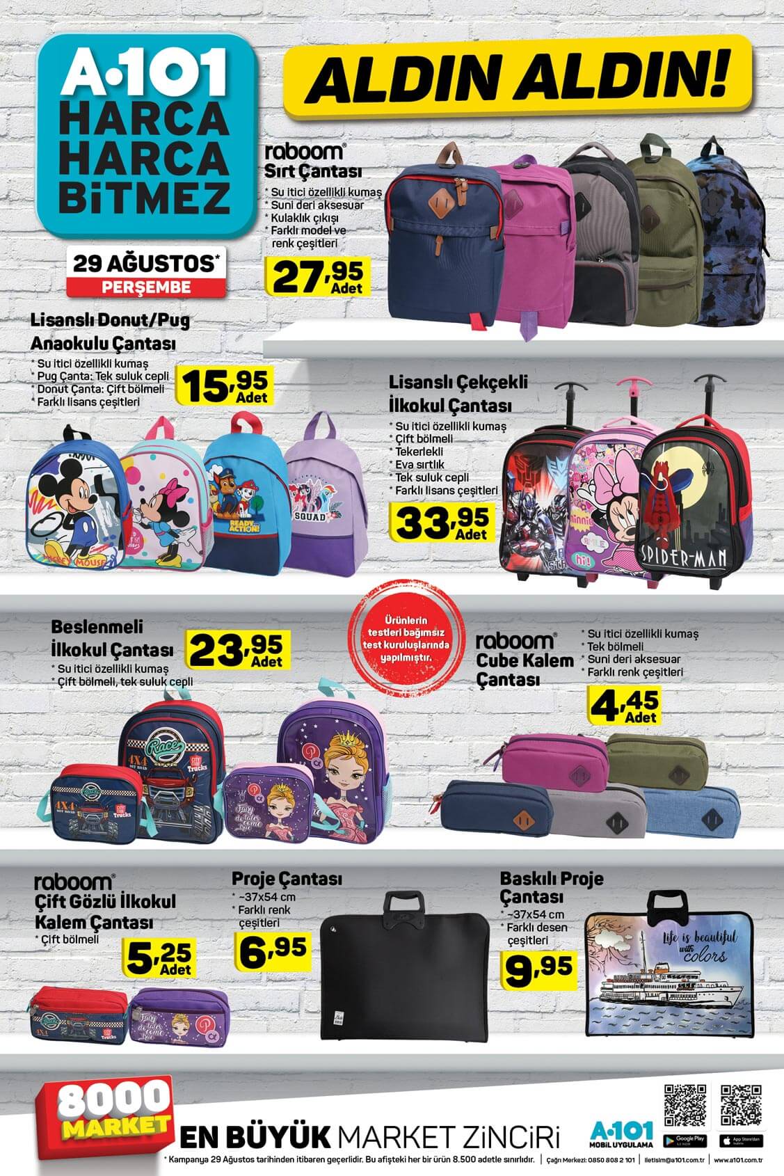 A101 29 Ağustos'tan İtibaren Aldın Aldın Okula Dönüş Aktüel Ürünleri! A101 29 Ağustos'tan İtibaren Aldın Aldın Okula Dönüş Aktüel Ürünleri!