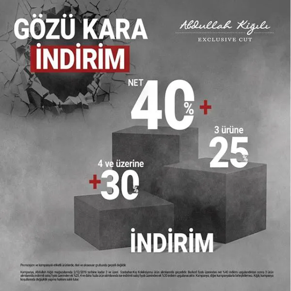Abdullah Kiğılı Exclusive Cut Gözü Kara İndirim Fırsatı! Abdullah Kiğılı Exclusive Cut Gözü Kara İndirim Fırsatı!