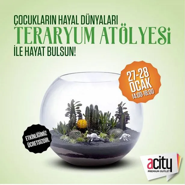 Acity Premium Outlet Teraryum Atölyesi!
