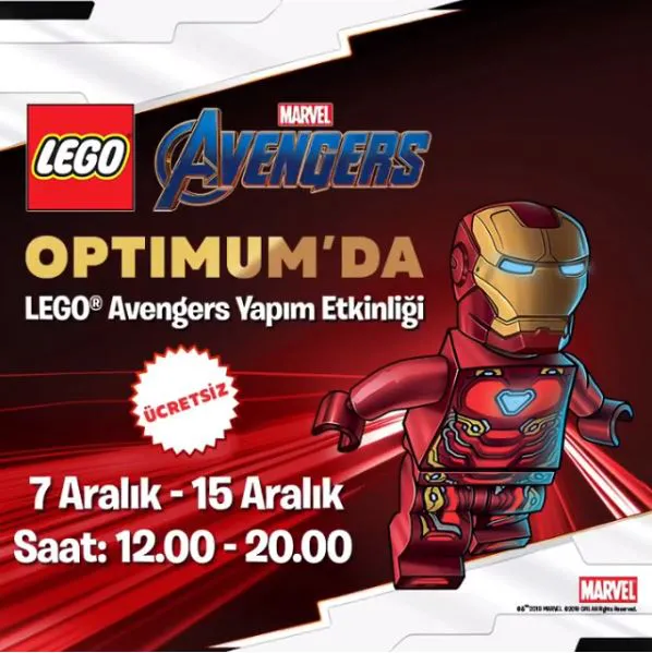 Lego Avengers etkinliği Adana Optimum’da!