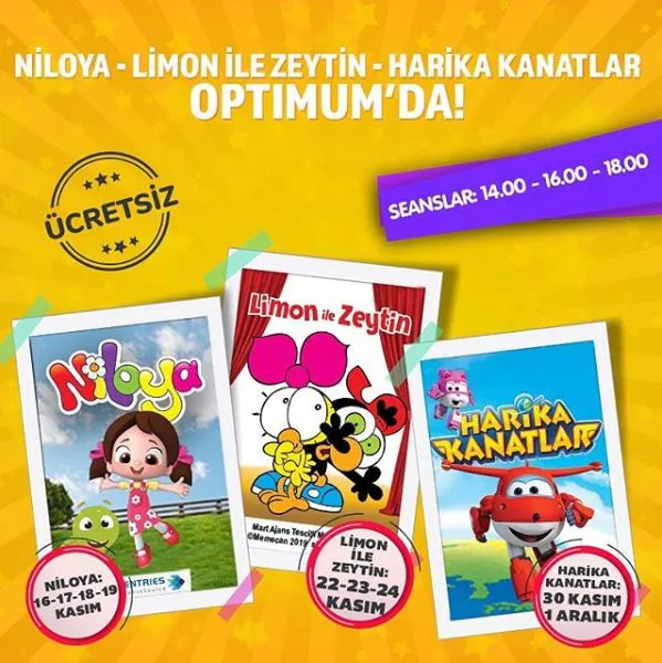 Harika Kanatlar Müzikali Adana Optimum'da!