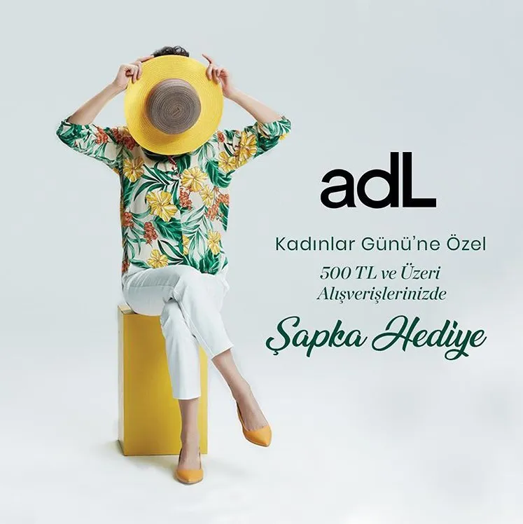 adL'de Kadınlar Günü'ne Özel Şapka Hediye! adL'de Kadınlar Günü'ne Özel Şapka Hediye!