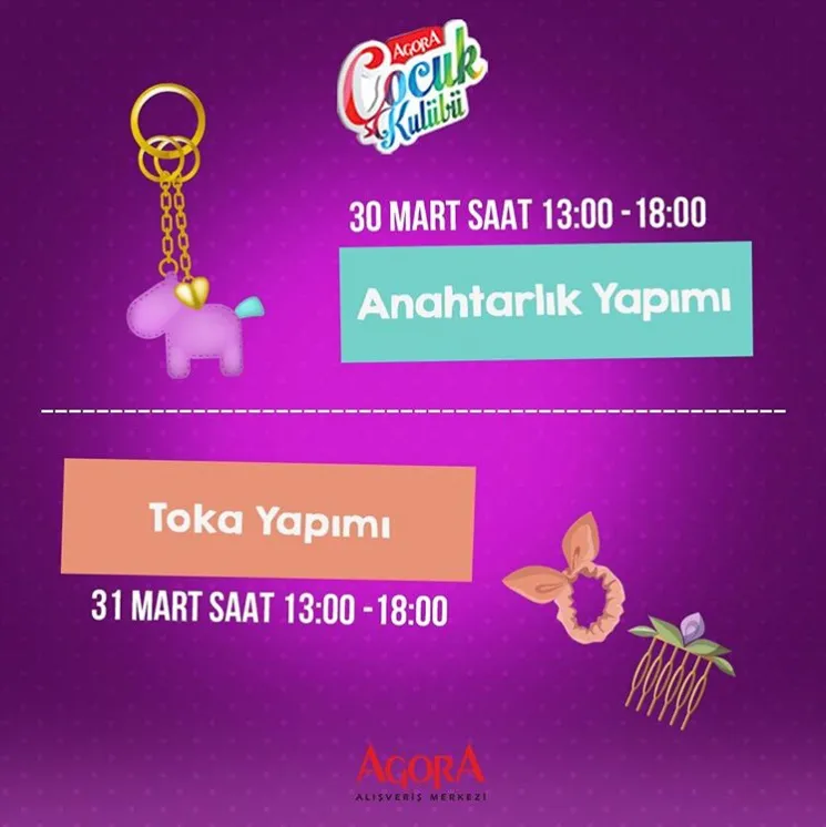 Agora Adapazarı Çocuk Kulübü Etkinlikleri!