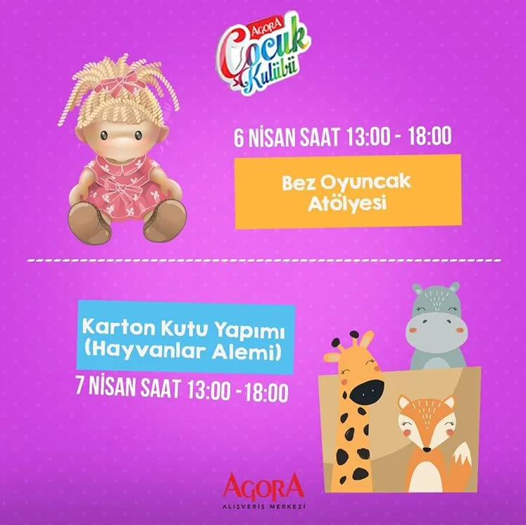 Agora Adapazarı Çocuk kulübü Etkinlikleri!