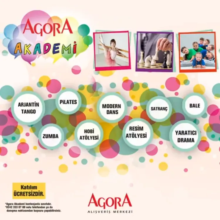 Agora Antalya Akademi Nisan ayı ön kayıtları başladı!