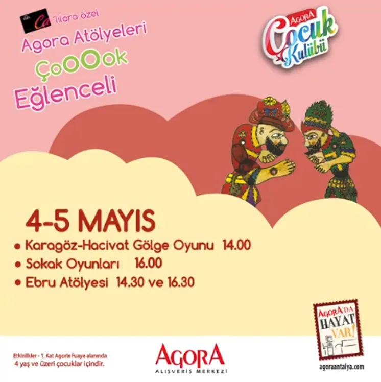 Agora Antalya Çocuk Kulübü Mayıs ayında yine dopdolu! 