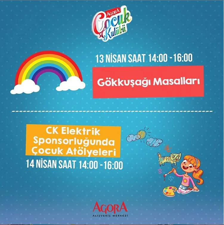 Agora Çocuk Kulübü'nden miniklere sürpriz etkinlik!