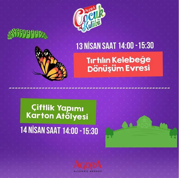 Agora İzmir Çocuk Kulübü Etkinlikleri! Agora İzmir Çocuk Kulübü Etkinlikleri!