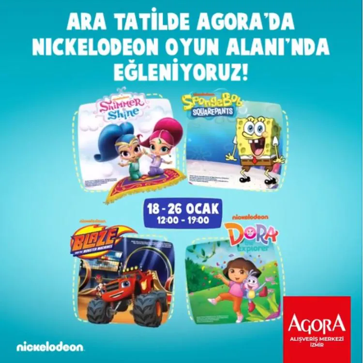Agora İzmir Nickelodeon Etkinliği! Agora İzmir Nickelodeon Etkinliği!