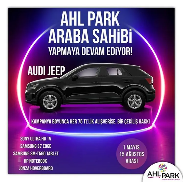AHL Park Audi Q2 Çekiliş Kampanyası!