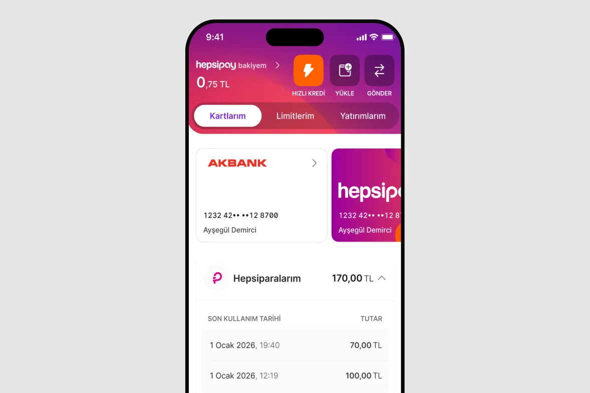 Akbank ile Hepsipay İhtiyaç Kredisi