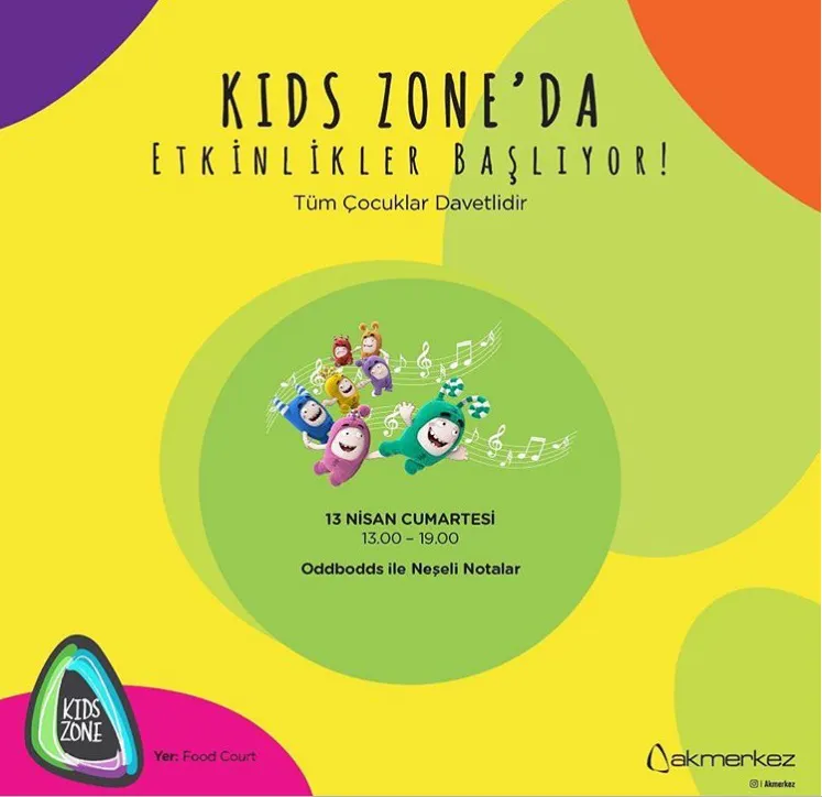 Akmerkez Kids Zone Etkinlikleri Başlıyor! Akmerkez Kids Zone Etkinlikleri Başlıyor!