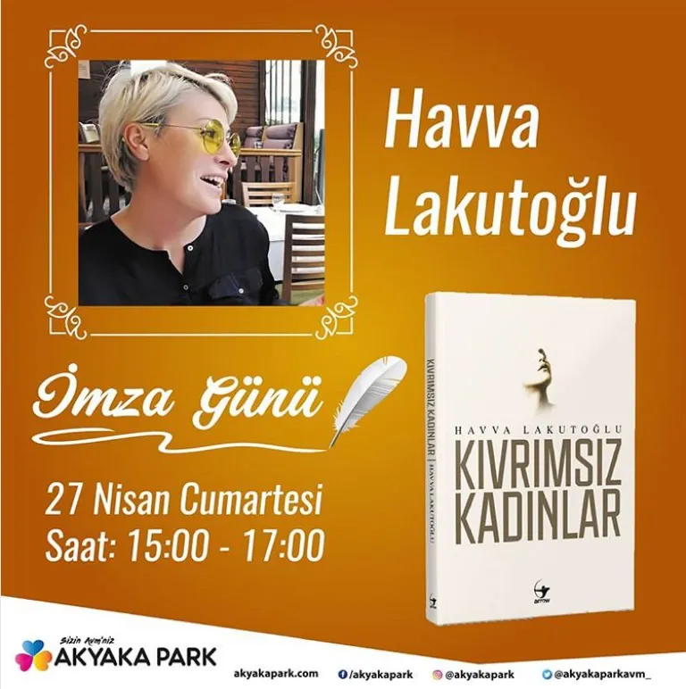 Havva Lakutoğlu Akyaka Park Kitap Fuarı'nda!