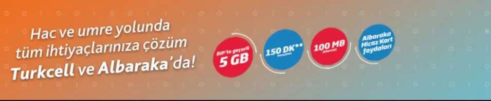 Albaraka Türk ve Turkcell Hac Umre Paketi! Albaraka Türk ve Turkcell Hac Umre Paketi!