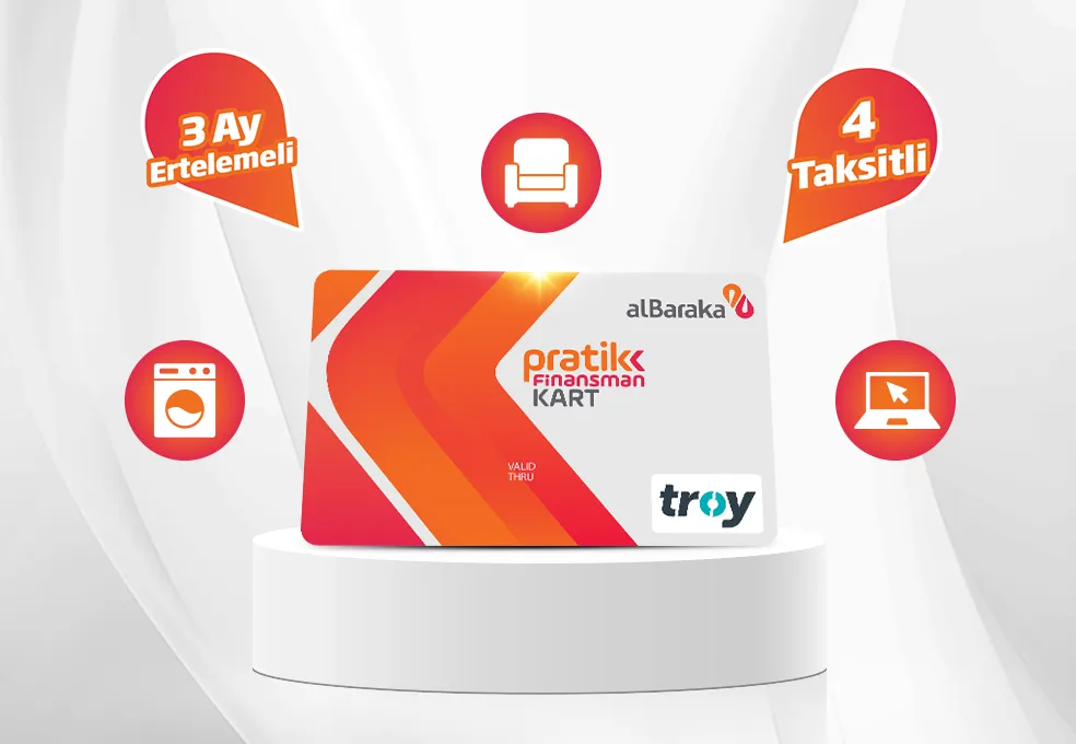 Albaraka ile Dijital Müşterilere Özel Pratik Finansman Kart