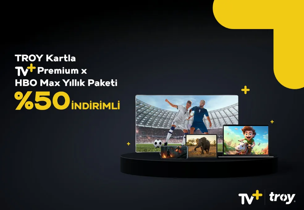 Albaraka ile TROY Kart İle TV+ Premium Yıllık Paketi %50 İndirimli!