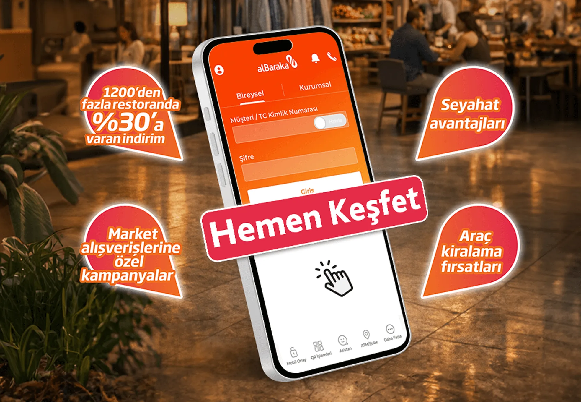 Albaraka Mobil'de Şimdi 