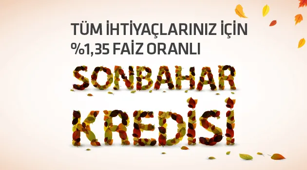 Alternatif Bank Sonbahar Kredisi! Alternatif Bank Sonbahar Kredisi!