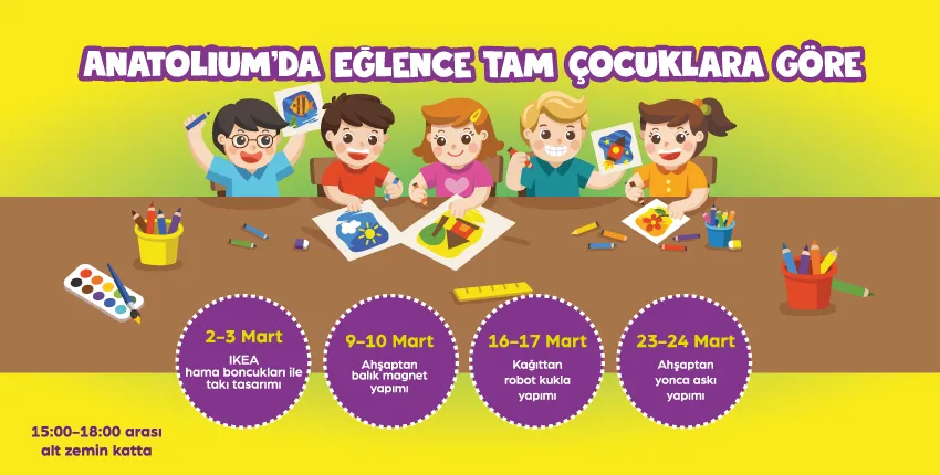 Anatolium Ankara'da Eğlence Tam Çocuklara Göre!