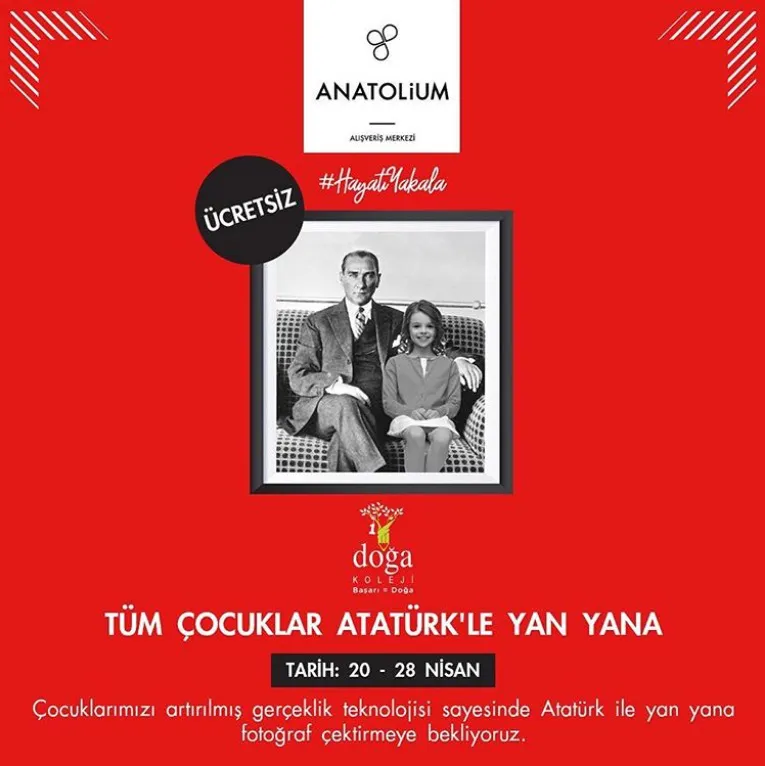 23 Nisan'da Tüm çocuklar Atatürk ile yan yana!