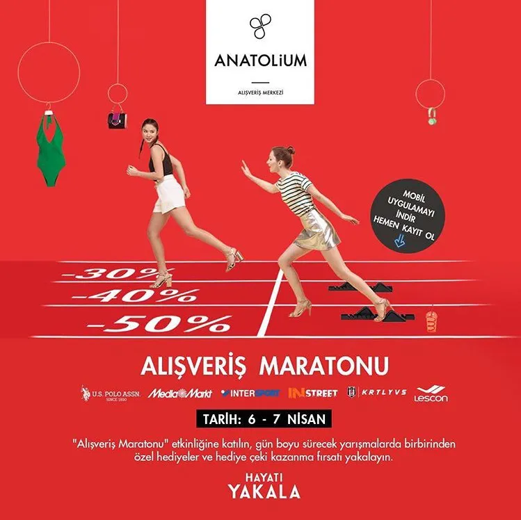 Anatolium Bursa'da Alışveriş Maratonu başlıyor! 