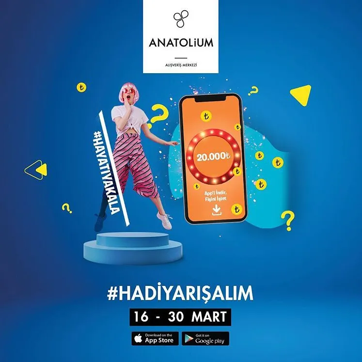 Anatolium Bursa AVM 20.000 TL ödüllü yarışması!
