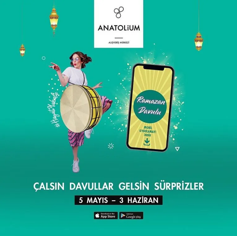 Anatolium AVM’de çalsın davullar, gelsin sürprizler!