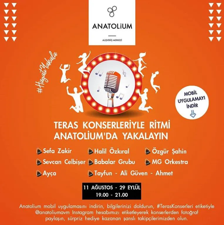 Anatolium Bursa AVM Teras Konserleri!