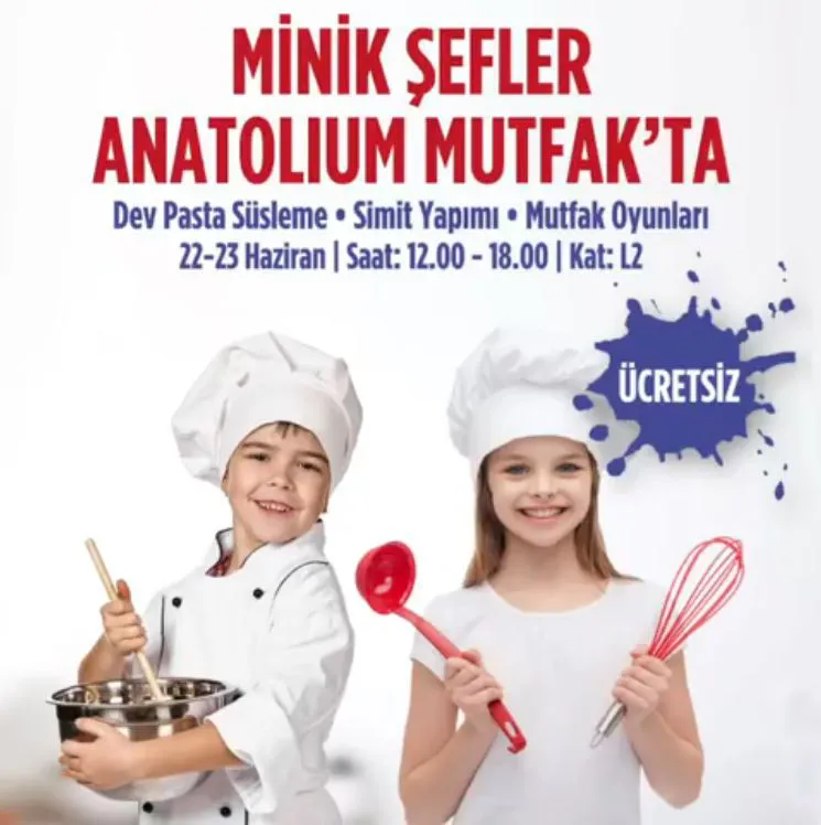 Minik Şefler Anatolium Marmara Mutfak'ta!