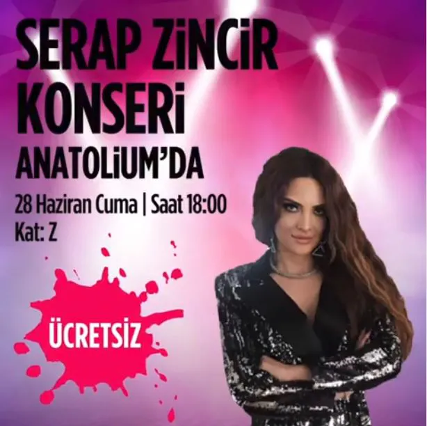 Serap Zincir Konseri Anatolium Marmara’da!