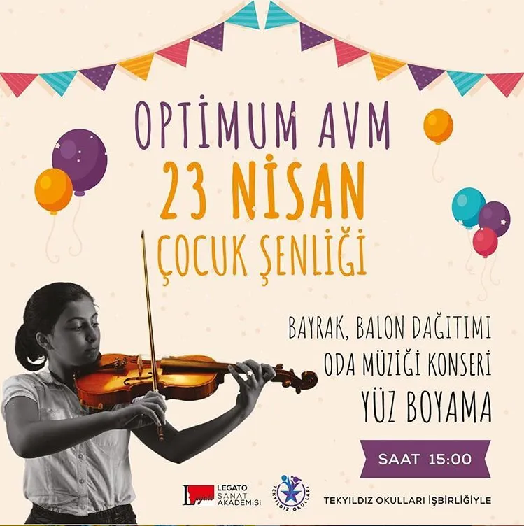 Ankara Optimum AVM 23 Nisan Çocuk Şenliği!